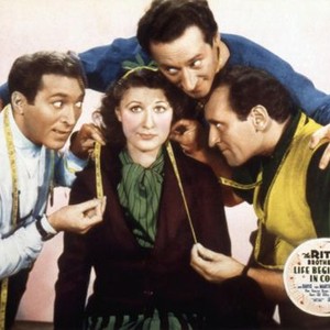 LIFE BEGINS IN COLLEGE, the Ritz Brothers (Al, Harry, Jimmy), Joan Davis, 1937, TM and copyright ©20th Century Fox Film Corp. All rights reserved