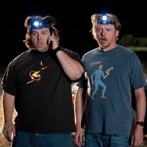 (L-R) Nick Frost as Clive Gollings and Simon Pegg as Graeme Willy in "Paul." photo 8