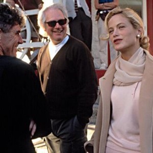 LIBERTY HEIGHTS, Barry Levinson, directing Carolyn Murphy in a scene, 1999.