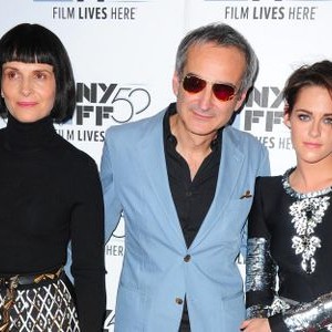 Juliette Binoche, Olivier Assayas, Kristen Stewart at arrivals for CLOUDS OF SILS MARIA Premiere at the 52nd New York Film Festival, Alice Tully Hall at Lincoln Center, New York, NY October 8, 2014. Photo By: Gregorio T. Binuya/Everett Collection
