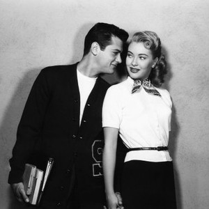 THE ALL AMERICAN, from left, Tony Curtis, Lori Nelson, 1953