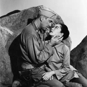 THE MOUNTAIN ROAD, from left, James Stewart, Lisa Lu, 1960