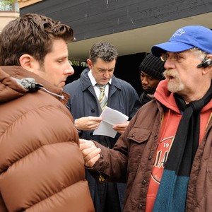 Psych, James Roday (L), Timothy Omundson (C), Mel Damski (R), 'Feet Don't Kill Me Now', Season 5, Ep. #2, 07/21/2010, ©USA