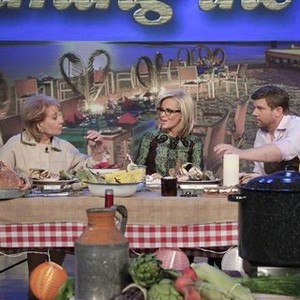 The View, Barbara Walters (L), Jenny McCarthy (R), 08/11/1997, ©ABC