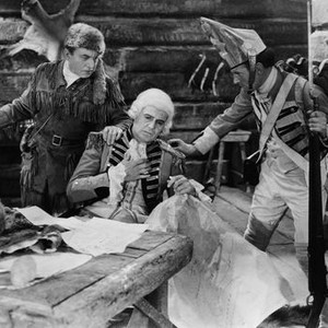 THE LAST OF THE MOHICANS, first and second from left: Harry Carey, Edward Hearn, 1932