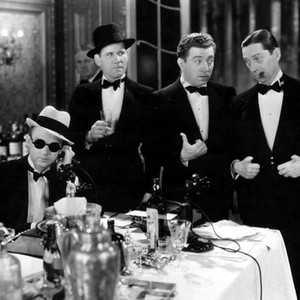 BLESSED EVENT, Lee Tracy, Tom Dugan, Frank McHugh, Ned Sparks, 1932