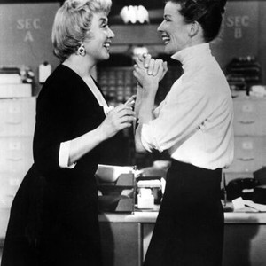DESK SET, Joan Blondell, Katharine Hepburn, 1957. TM and Copyright (c) 20th Century Fox Film Corp. All rights reserved..