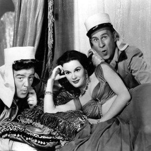 ABBOTT AND COSTELLO IN THE FOREIGN LEGION, Lou Costello, Patricia Medina, Bud Abbott, 1950
