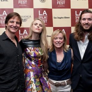William Mapother, Brit Marling, Nancy Utley. Mike Cahill at arrivals for ANOTHER EARTH Premiere at the Los Angeles Film Festival (LAFF), Regal Cinemas L.A. Live, Los Angeles, CA June 23, 2011. Photo By: Justin Wagner/Everett Collection