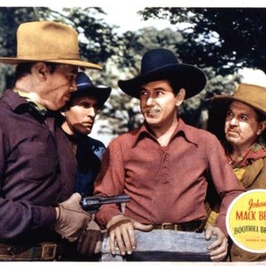 BOOTHILL BRIGADE, Dick Curtis, Johnny Mack Brown, Frank Ball, 1937