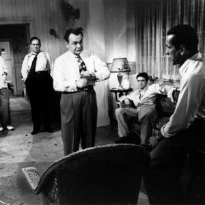 KEY LARGO, Claire Trevor, Dan Seymour, Thomas Gomez, Edward G. Robinson, John Rodney, Humphrey Bogart, Lauren Bacall, 1948