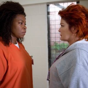Orange is the New Black, Lorraine Toussaint (L), Kate Mulgrew (R), 'Hugs Can Be Deceiving', Season 2, Ep. #3, 06/06/2014, ©NETFLIX