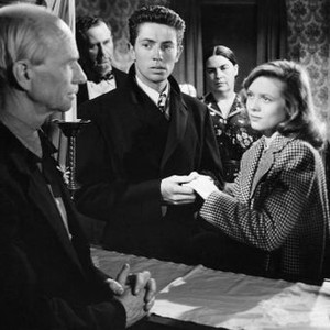 THEY LIVE BY NIGHT, Ian Wolfe, Farley Granger, Cathy O'Donnell, 1948