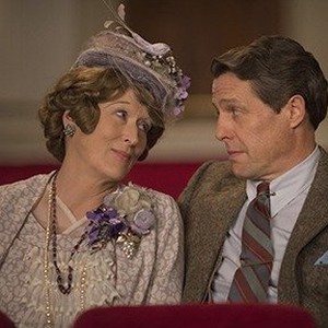 (L-R) Meryl Streep as Florence Foster Jenkins and Hugh Grant as St Clair Bayfield in "Florence Foster Jenkins."