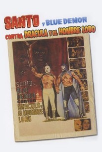 Poster for Santo & Blue Demon vs. Dracula & the Wolfman