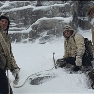 (L-R) Benno Fürmann as Toni, Florian Lukas as Andi and Georg Friedrich as Edi in "North Face." photo 17