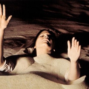 PHASE IV, Lynne Frederick, being buried alive by the ants, 1974.