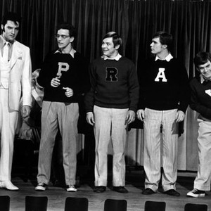 THE TROUBLE WITH GIRLS, Elvis Presley, John Rubinstein, Frank Welker, Charles Briles, Kevin O'Neal, 1969