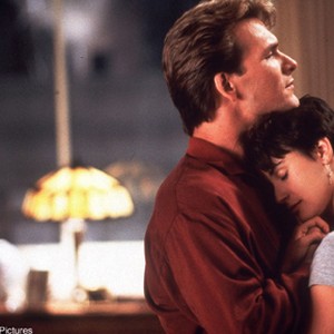 (L-R) Patick Swayze as Sam Wheat and Demi Moore as Molly Jensen in "Ghost." photo 1