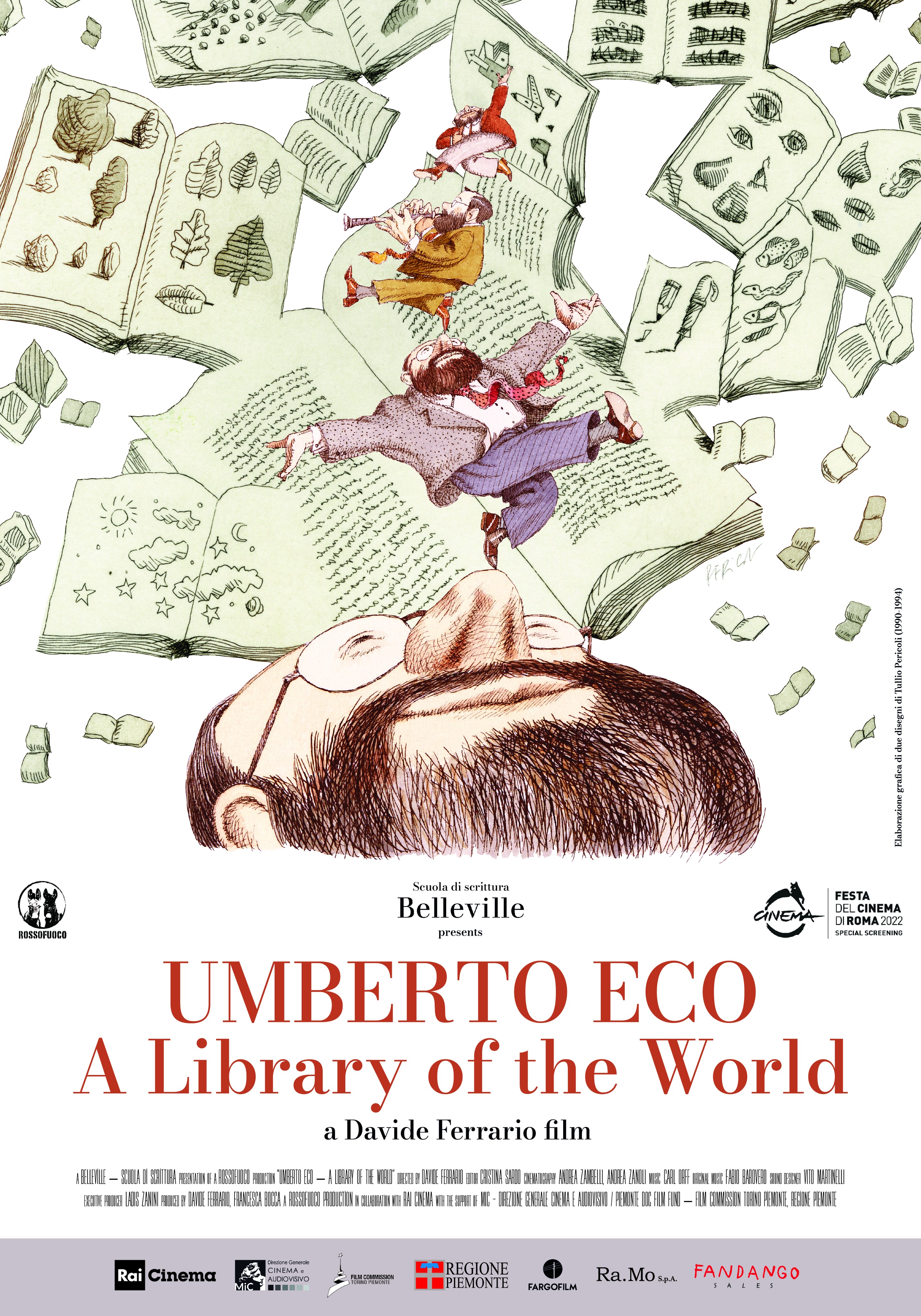 Umberto Eco: A Library of the World' pages through memory