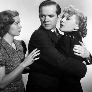GIRL LOVES BOY, l-r: Cecilia Parker, Eric Linden, Bernadene Hayes, 1937