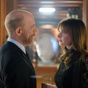 THE SNOWMAN, FROM LEFT: J.K. SIMMONS, REBECCA FERGUSON, 2017. PH: JACK ENGLISH/© UNIVERSAL PICTURES