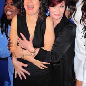 Sara Gilbert, Sharon Osbourne at arrivals for CBS Network Upfronts 2014, Lincoln Center, New York, NY May 14, 2014. Photo By: Gregorio T. Binuya/Everett Collection