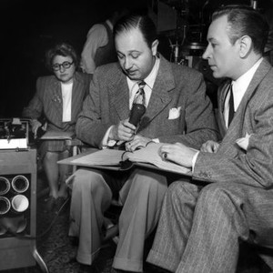 MR. ACE, director Edwin L. Marin, George Raft, on-set, 1946