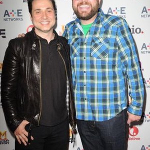 Adam Ferrara, Rutledge Wood at arrivals for A&E Network Upfront, Lincoln Center, New York, NY May 8, 2013. Photo By: Kristin Callahan/Everett Collection