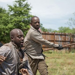 The Walking Dead, Labrandon Shead (L), Lennie James (R), 'JSS', Season 6, Ep. #2, 10/18/2015, ©AMC