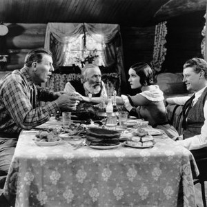 THE TRAIL OF '98, from left, Karl Dane, Tully Marshall, Dolores Del Rio, Ralph Forbes, 1928
