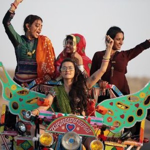 PARCHED, (aka LA SAISON DES FEMMES), from left: Radhike Apte, Lehar Khan (back), Surveen Chawla (front), Tannishta Chatterjee, 2015. © Wolfe Releasing