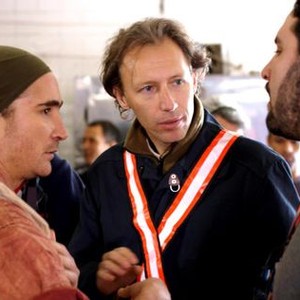ESTOMAGO, Joao Miguel, director Marcos Jorge, first assistant director Rodrigo Sarti Werthei, on set, 2007. ©Cinemien