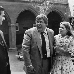 GOING BERSERK, Joe Flaherty, John Candy, Alley Mills, Ann Bronston, 1983. ©Universal