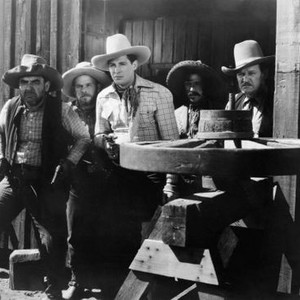 STARS OVER ARIZONA, first, second, third and fifth from left: Horace Murphy,  Hal Price, Jack Randall, Jack Rockwell, 1937
