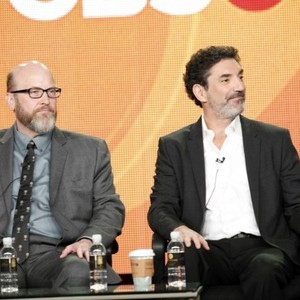Mike and Molly, Mark Roberts (L), Chuck Lorre (R), 09/20/2010, ©CBS