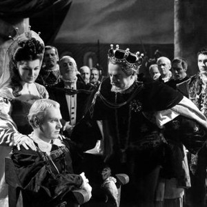 HAMLET, Eileen Herlie, Laurence Olivier, Basil Sydney, 1948