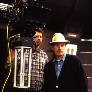 STAR TREK: NEMESIS, Stuart Baird, directing on the set, 2002.  Copyright  © 2002 by Paramount Pictures/.