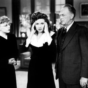 FALCON AND THE CO-EDS, Isabel Jewell, Rita Corday, Cliff Clark, 1943