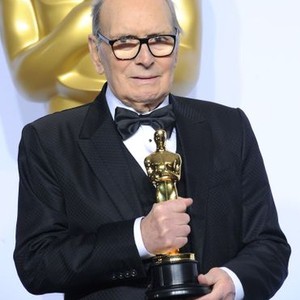 Ennio Morricone, WINNER: Best Achievement in Music Written for Motion Pictures, Original Score, THE HATEFUL EIGHT in the press room for The 88th Academy Awards Oscars 2016 - Press Room, The Dolby Theatre at Hollywood and Highland Center, Los Angeles, CA February 28, 2016. Photo By: Elizabeth Goodenough/Everett Collection