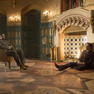 Dracula, Nonso Anozie (L), Jonathan Rhys Meyers (R), 'From Darkness To Light', Season 1, Ep. #4, 11/15/2013, ©NBC