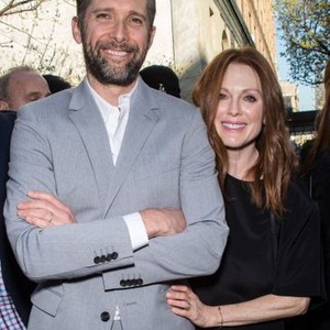 Bart Freundlich, Julianne Moore at arrivals for WOLVES Premiere at 2016 Tribeca Film Festival, The School of Visual Arts (SVA) Theatre, New York, NY April 15, 2016. Photo By: Steven Ferdman/Everett Collection
