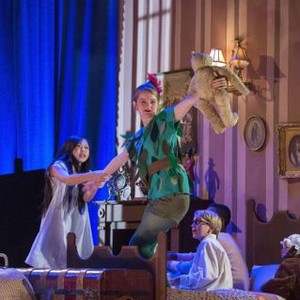 ALEXANDER AND THE TERRIBLE HORRIBLE NO GOOD VERY BAD DAY, Kerris Dorsey (center), as Peter Pan, 2014. ph: Dale Robinette/©Walt Disney