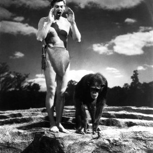 TARZAN FINDS A SON, Johnny Weissmuller, Cheeta, 1939