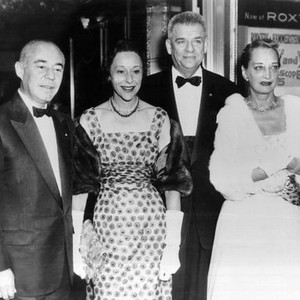 THE KING AND I, Richard Rodgers, Dorothy Rodgers, Oscar Hammerstein II, Dorothy Hammerstein, at premiere, 1956, TM & Copyright (c) 20th Century Fox Film Corp. All rights reserved.