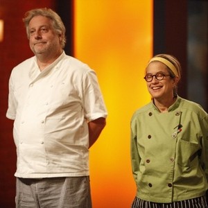 Top Chef: Masters, Jonathan Waxman (L), Susan Feniger (R), 'Tailgating', Season 2, Ep. #7, 05/19/2010, ©BRAVO
