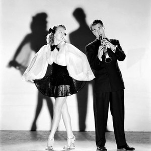 DANCING CO-ED, from left: Lana Turner, Artie Shaw, 1939
