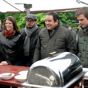 Top Chef, from left: Tom Colicchio, Gail Simmons, Sean Brock, Emeril Lagasse, Hugh Acheson, 'Kings of Alaska', Season 10: Seattle, Ep. #14, 02/06/2013, ©BRAVO