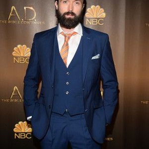 Emmett Scanlan at arrivals for A.D. THE BIBLE CONTINUES Premiere Reception, The Highline Hotel, New York, NY March 31, 2015. Photo By: Eli Winston/Everett Collection