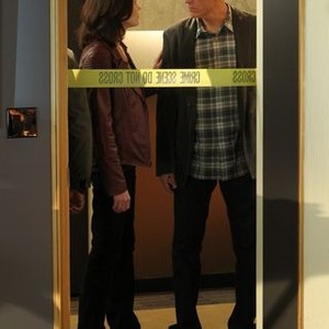 CSI: Crime Scene Investigation, Jorja Fox (L), Ted Danson (R), 'Forget Me Not', Season 13, Ep. #15, 02/20/2013, ©CBS